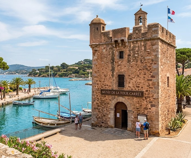 musee de la tour carre a Sainte Maxime