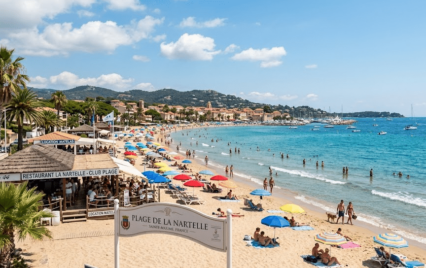 Plage de la Nartelle Sainte Maxime